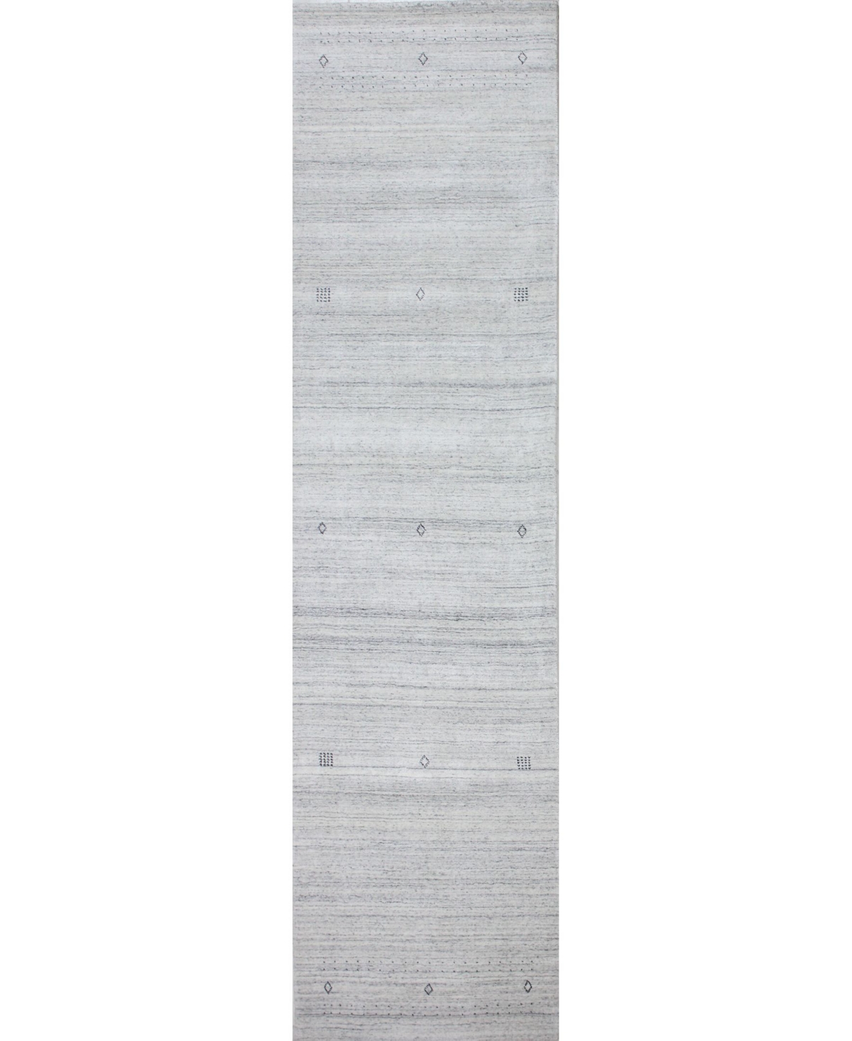 Closeout! Bb Rugs Land T142 2'6in x 8' Runner Rug - Glacier