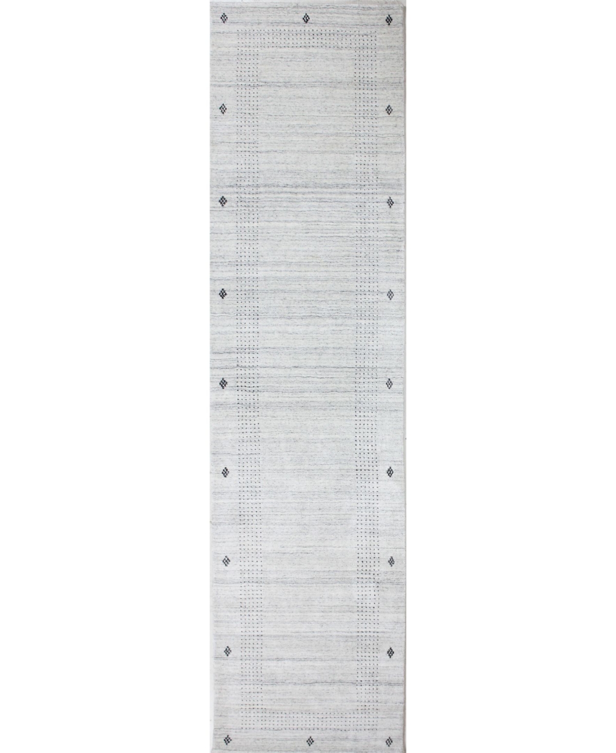 Closeout! Bb Rugs Land T142 2'6in x 8' Runner Rug - Glacier