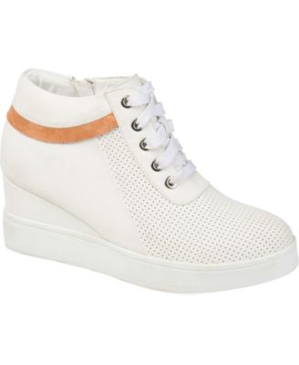 journee collection journee collection clara women's wedge sneakers