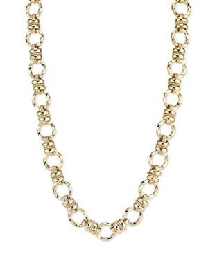 image of 2028 Textured Link Chain Necklace