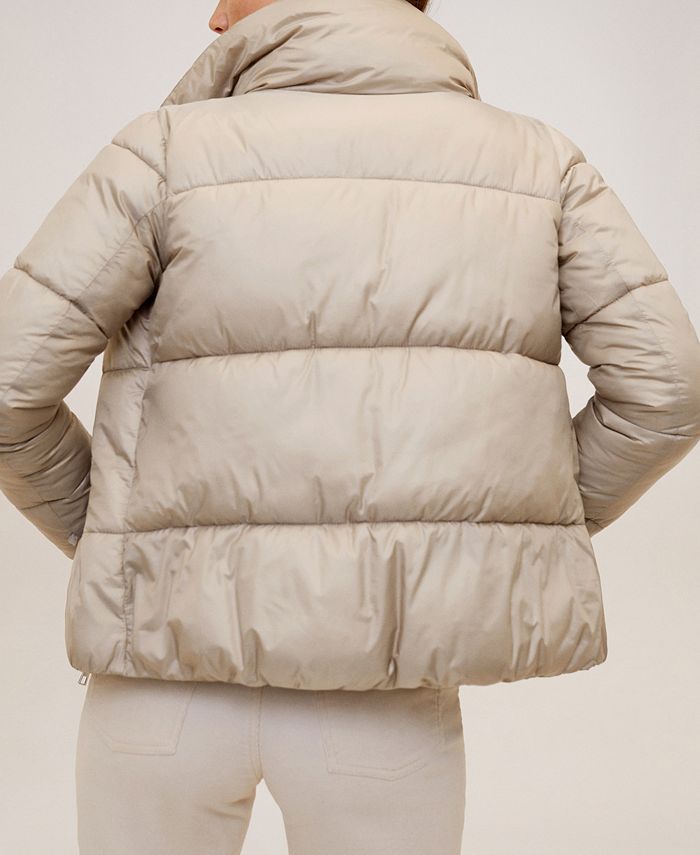 MANGO Quilted Jacket Macy's