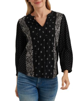 macys lucky brand tops