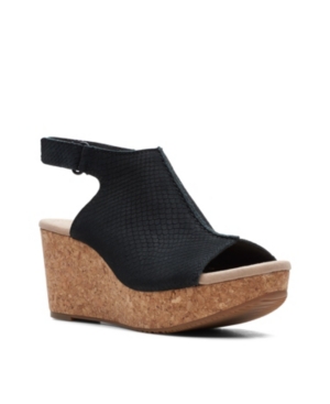image of Clarks Collection Women-s Annadel Joy Wedge Sandals Women-s Shoes