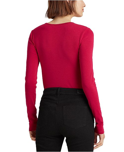 macys ralph lauren blouses