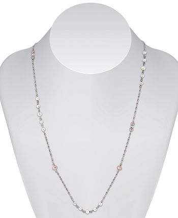 EFFY Collection - Multicolor Cultured Freshwater Pearl (5 & 6mm) 35" Statement Necklace in Sterling Silver
