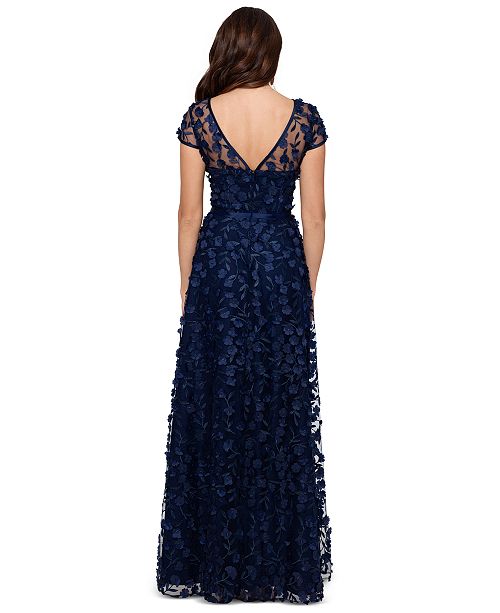 3d floral gown xscape