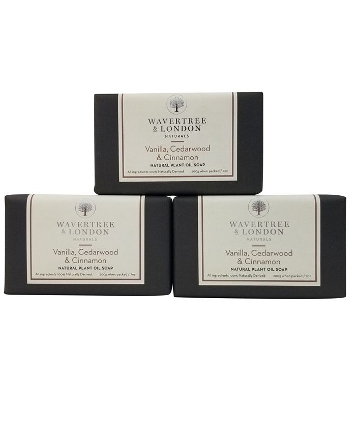 Wavertree & London Naturals Vanilla Cedarwood and Cinnamon Soap with