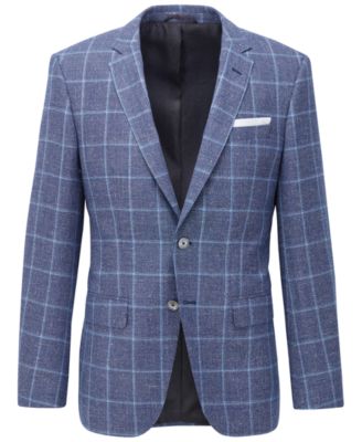 hugo boss jacket blue