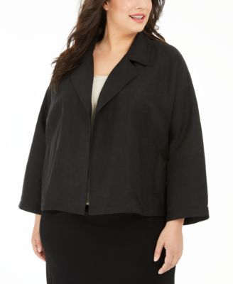 eileen fisher plus size jackets
