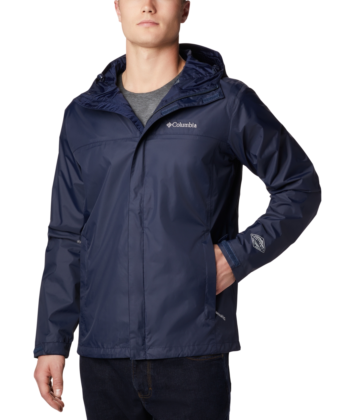 Columbia Men's Watertight Ii Water-Resistant Rain Jacket - Collegiate Navy