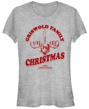 image of Fifth Sun National Lampoon-s Christmas Vacation Griswold Family Moose Ornament Women-s Short Sleeve T-Shirt