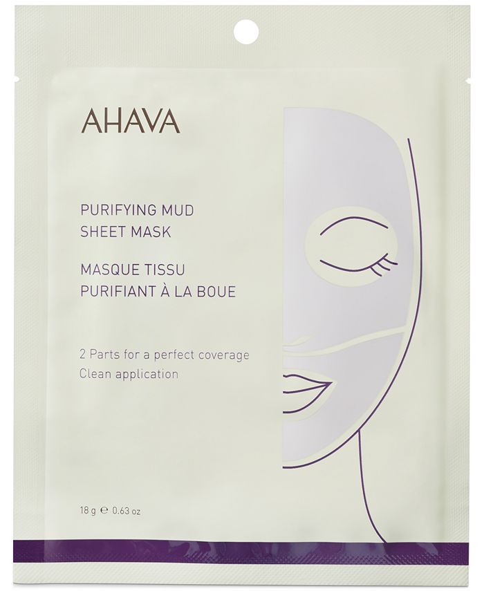 Ahava - Purifying Mud Sheet Mask, 0.63-oz.