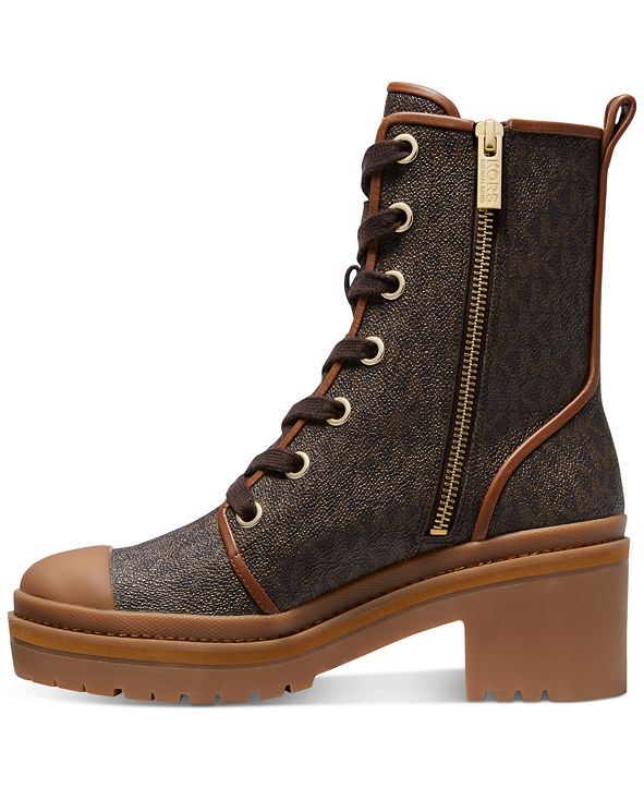michael kors tamara lace up bootie