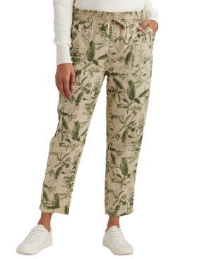 image of Lucky Brand Teigen Printed Drawstring Pants