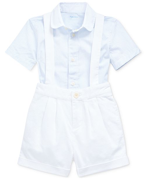 Polo Ralph Lauren Baby Boys Shirt Overalls Set Reviews Sets