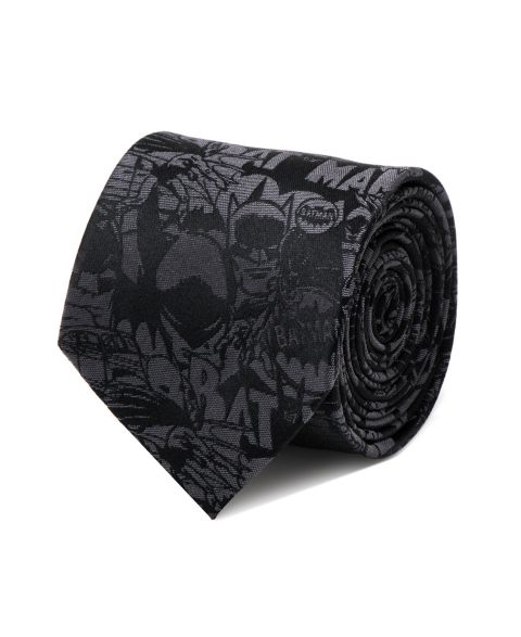Мужской галстук DC Comics с Batman, цвет: Чёрный