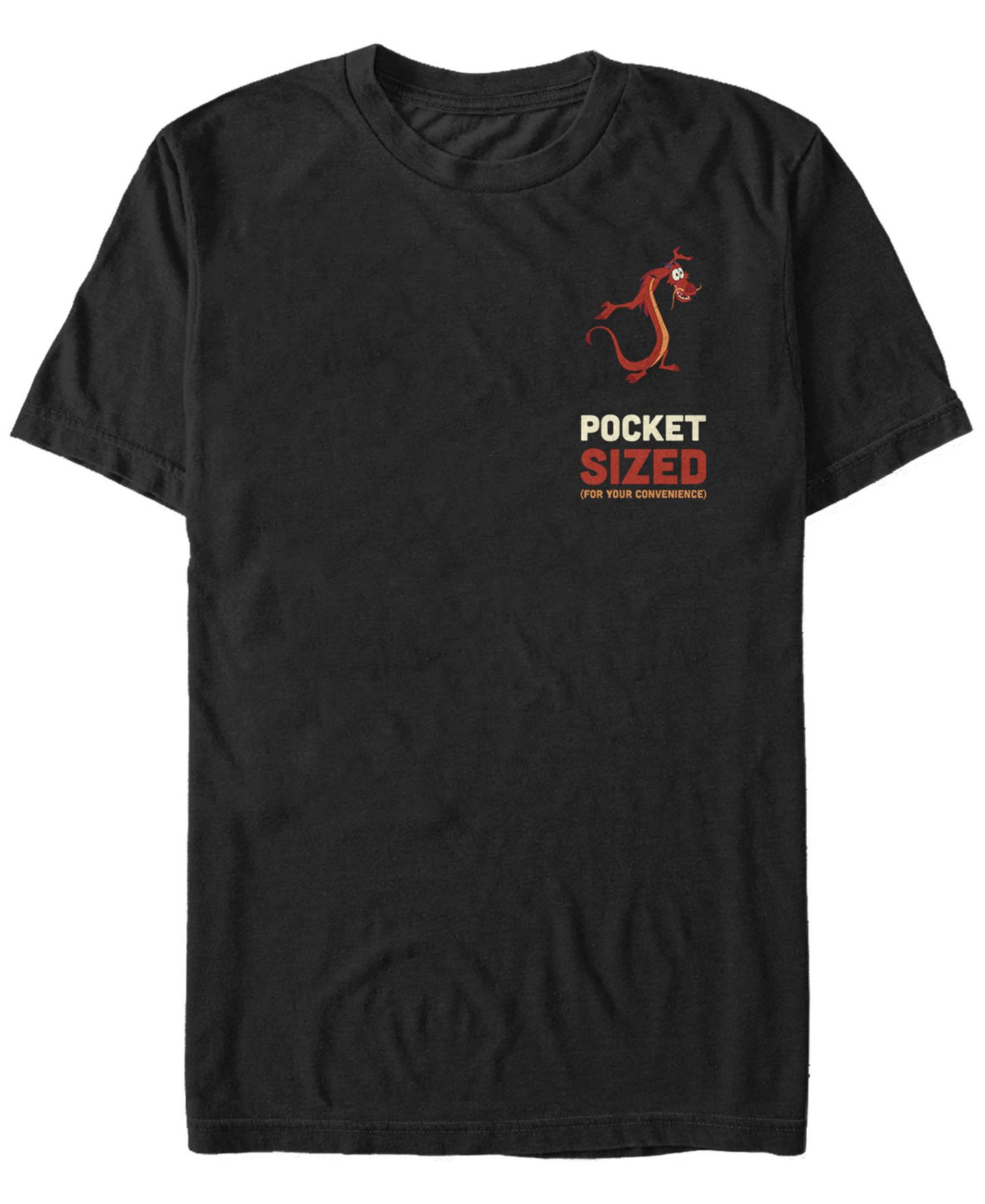 Мужская футболка Fifth Sun Pocket Sized Mushu Short Sleeve Crew, цвет: Чёрный — фото 1