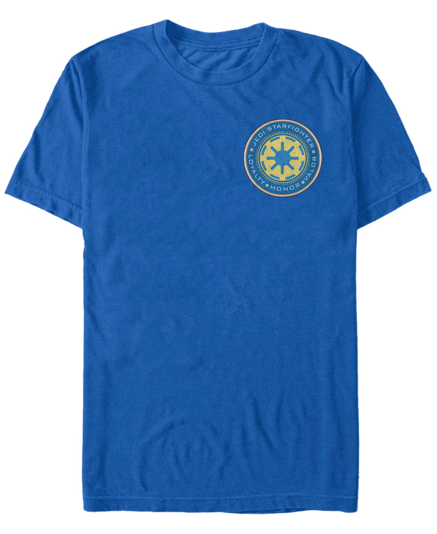 Мужская футболка Fifth Sun Star Wars Jedi Starfighter Badge Short Sleeve, цвет: Королевский синий — фото 1