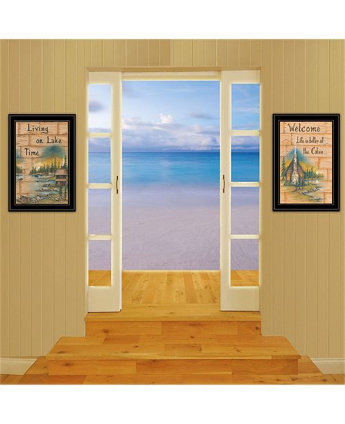 Trendy Decor 4u Trendy Decor 4u Living On The Lake 2 Piece