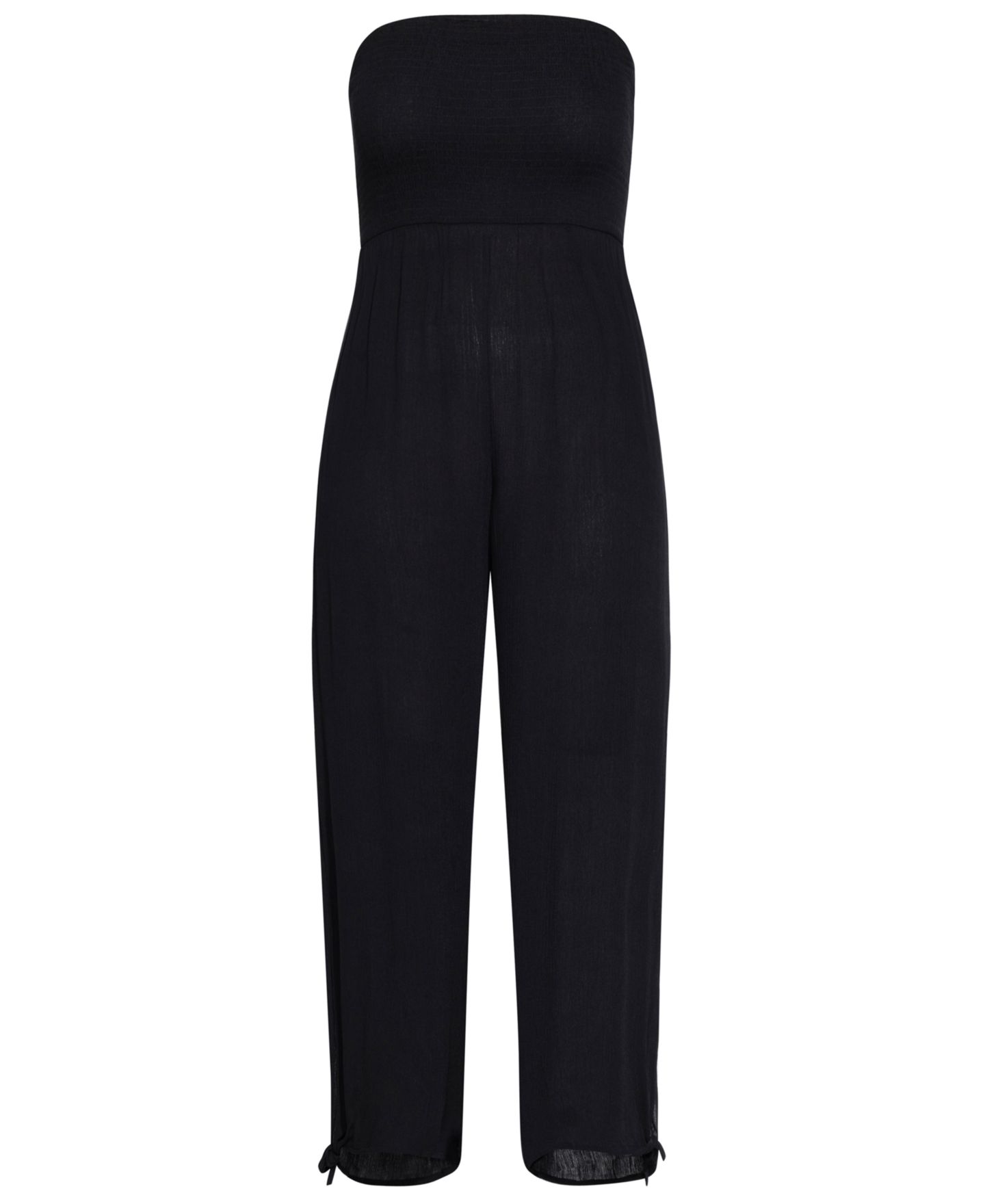 Женский комбинезон CITY CHIC Plus Size Smocked Jumpsuit, цвет: Чёрный — фото 5