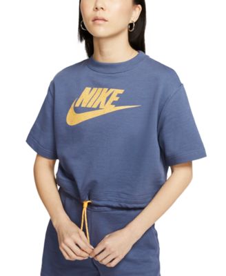 macys nike crop top