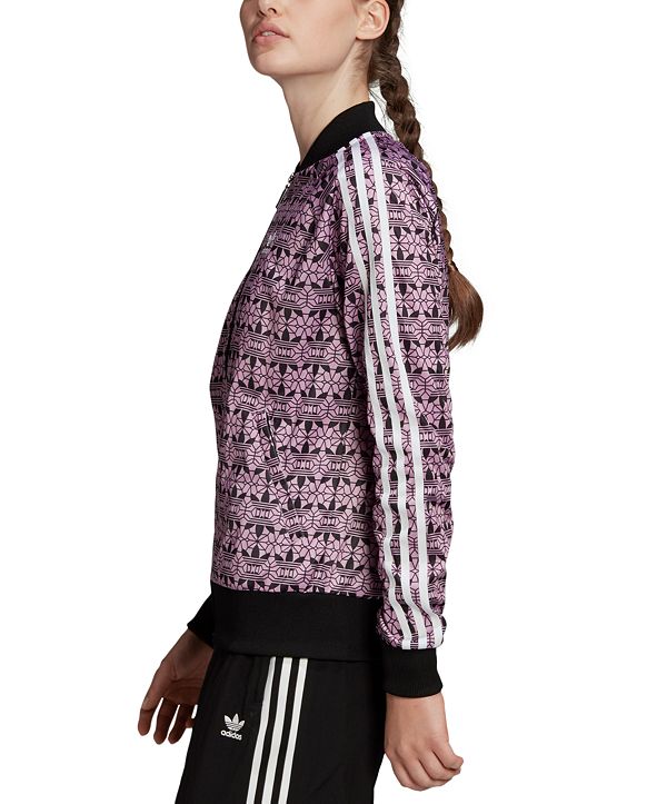 adidas Women's Printed Bomber Jacket & Reviews - Women ...