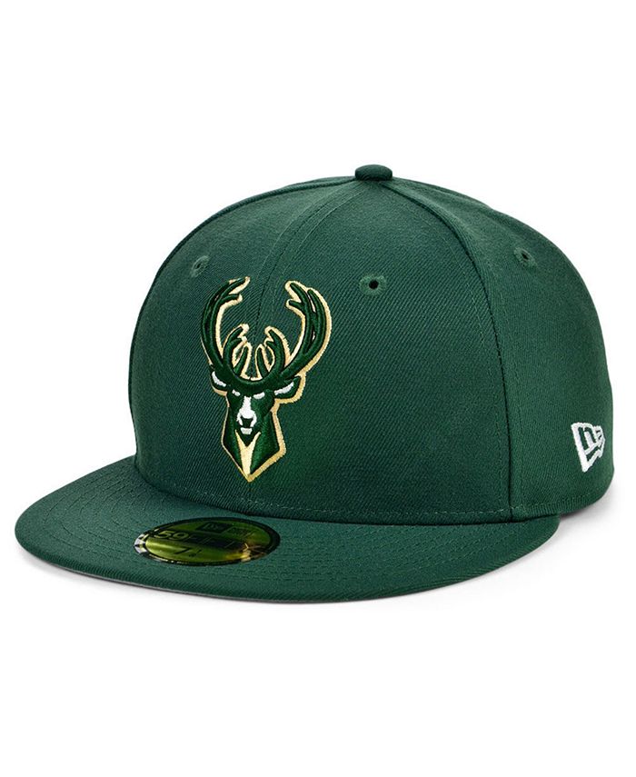 New Era Milwaukee Bucks The Circle Patch 59FIFTY-FITTED Cap - Macy's