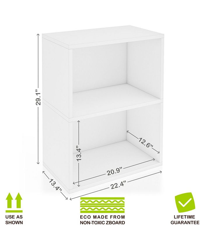 Way Basics 2 Shelf Blox Rectangle - Macy's