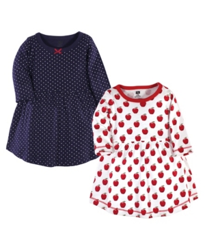 Hudson Baby Baby Toddler Girls Apple Dresses Pack of 2