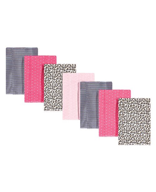 Hudson Baby Baby Girls And Boys Leopard Flannel Burp Cloths Pack Of 7 Reviews All Baby Gear Essentials