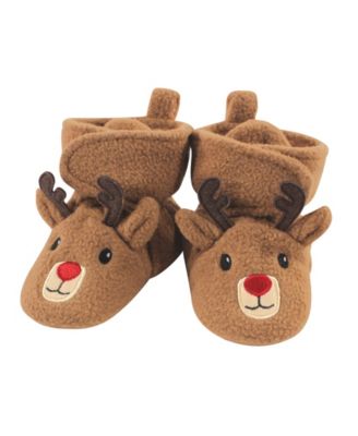 baby boy fleece booties