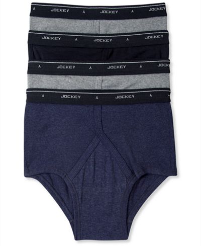 Jockey Men's Classic Collection Full-Rise Briefs 4-Pack