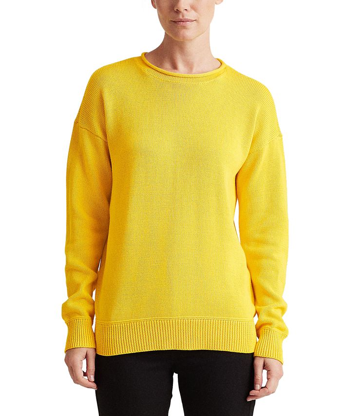 Lauren Ralph Lauren Cotton Sweater & Reviews - Sweaters - Women - Macy's