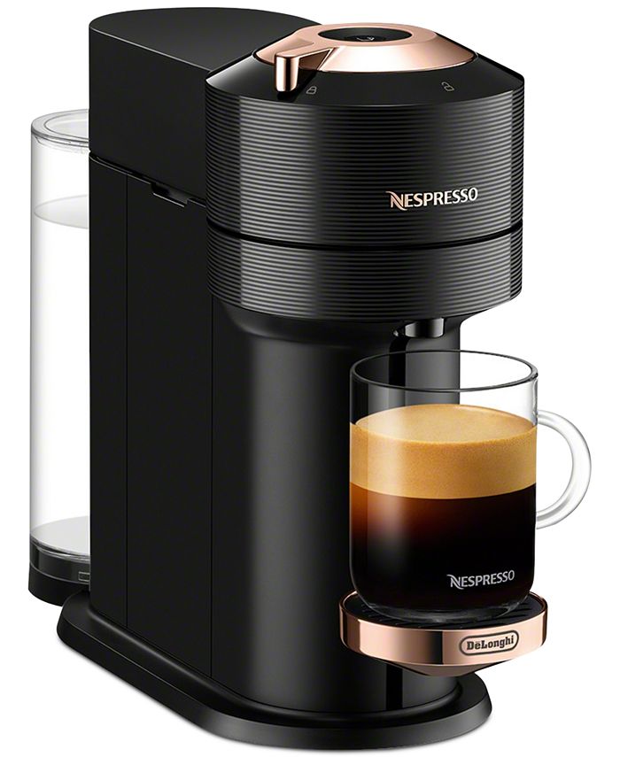 Nespresso Vertuo Next Premium Coffee And Espresso Maker By Delonghi Black Rose Gold Reviews Coffee Makers Kitchen Macy S