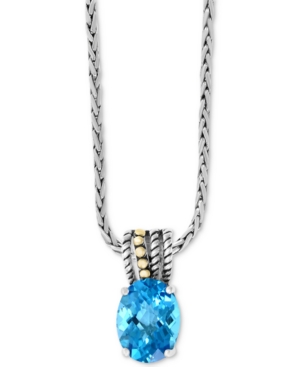 image of Effy Blue Topaz (9-7/8 ct. t.w.) 18