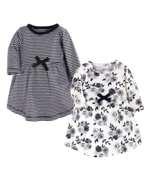 Touched by Nature Baby Girls Floral Long-Sleeve Dresses Pack of 2