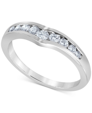 image of Diamond V Band (1/3 ct. t.w.) in 18k White Gold