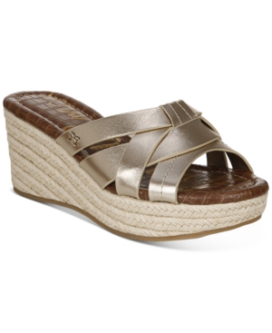 image of Sam Edelman Women-s Ramona Wedge Sandals Women-s Shoes