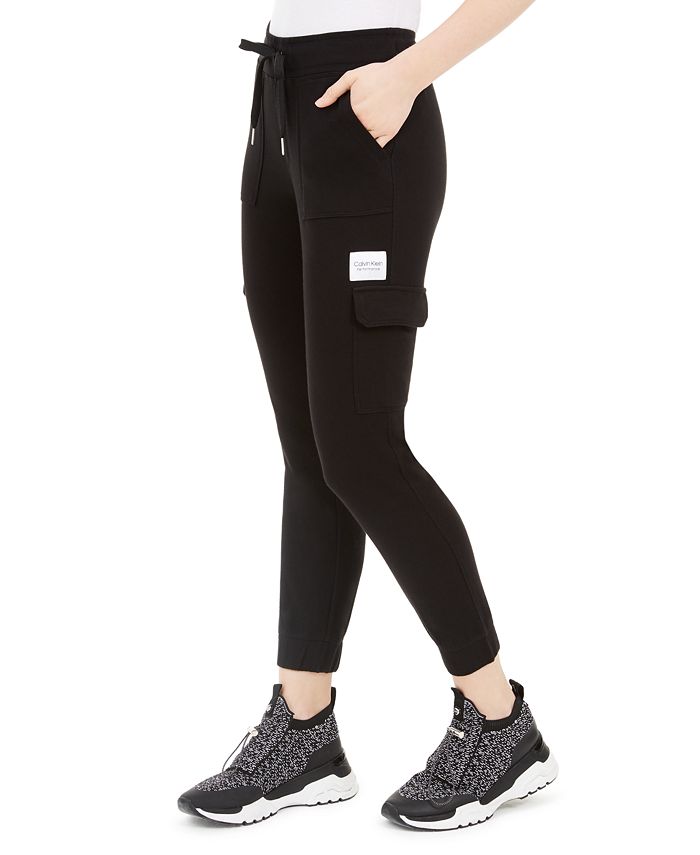Calvin Klein Women's Slim-Fit Cargo Jogger Pants - Macy's