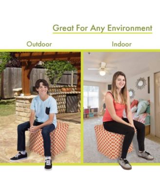 Ottoman Pouf Cube 17" x 17"