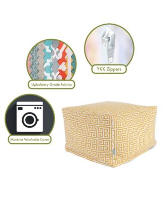 Towers Ottoman Square Pouf 27" x 17"