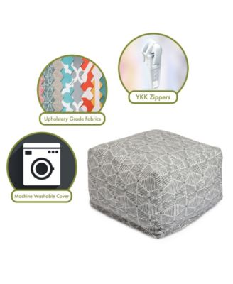 Charlie Ottoman Square Pouf 27" x 17"