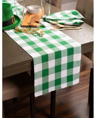 Shamrock Buffalo Check Table Runner