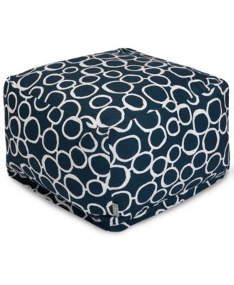 Fusion Ottoman Square Pouf 27" x 17"