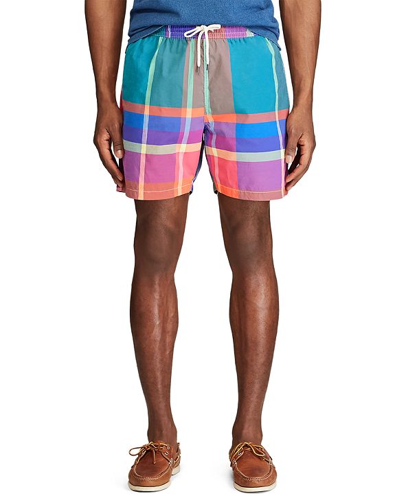 polo ralph lauren men's 5.5 traveler swim trunks