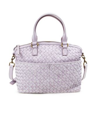 woven satchel handbags