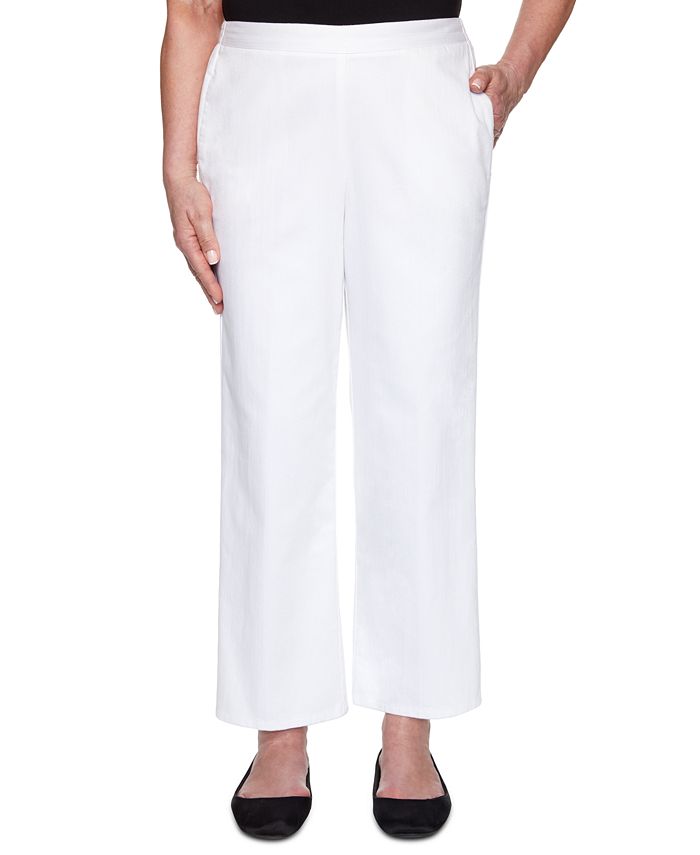Alfred Dunner Petite Checkmate Denim Pull-On Jeans & Reviews - Jeans - Petites - Macy's