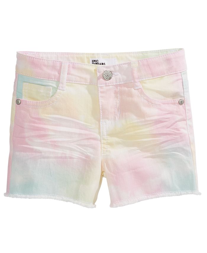 Epic Threads Little Girls Tie Dye Shorts - Macy's