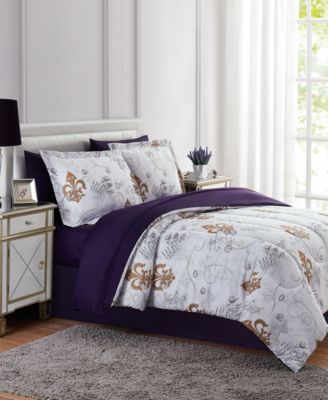Pem America Jean Queen 8PC Comforter Set, Created For Macy's