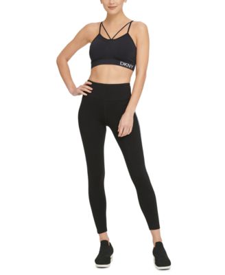 high waisted leggings and sports bra